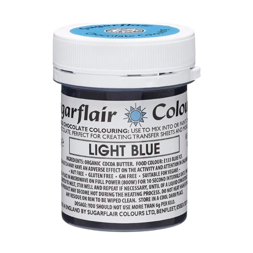 Schokoladenfarbe hellblau 35g