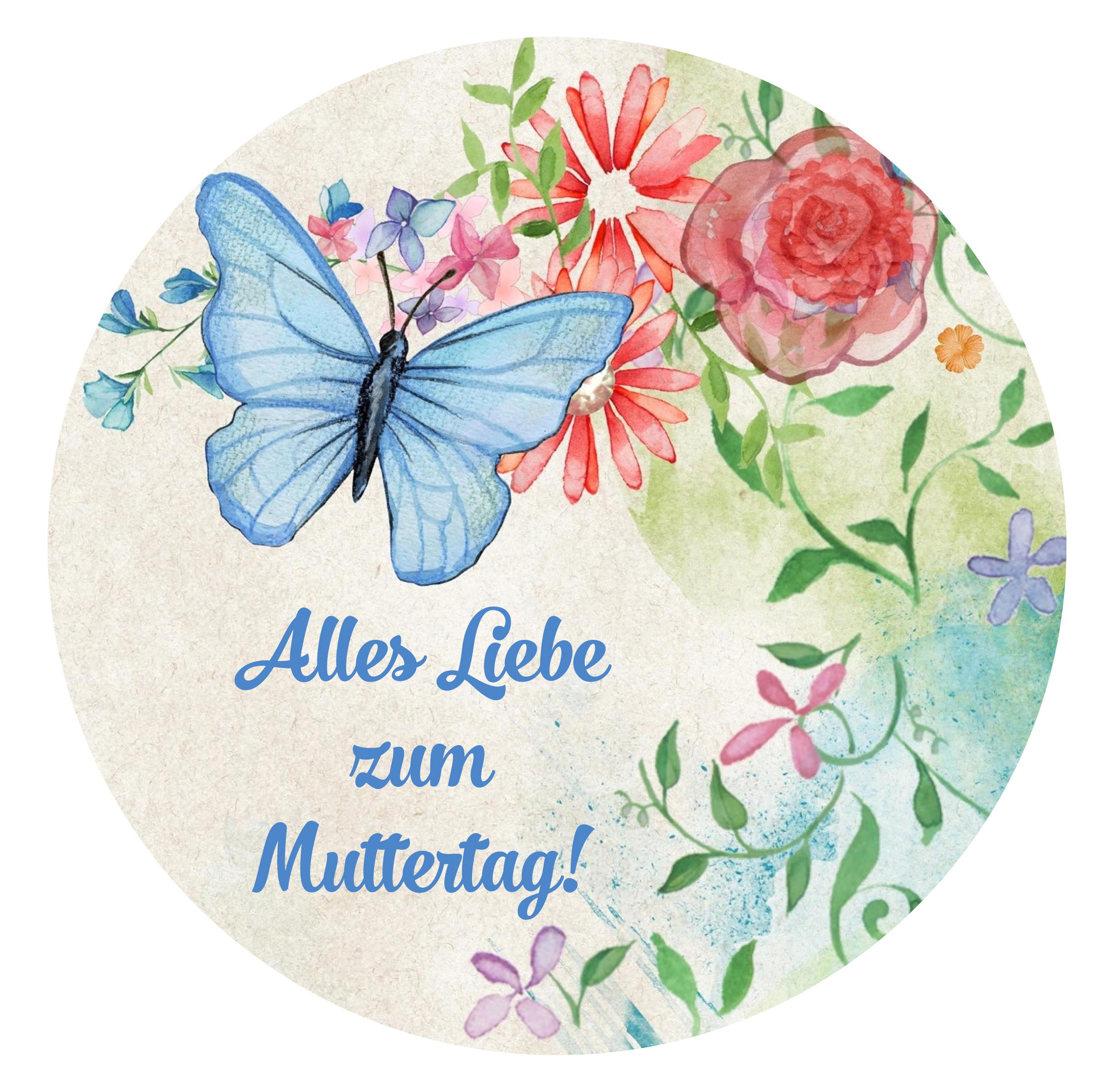 Tortenaufleger Muttertag