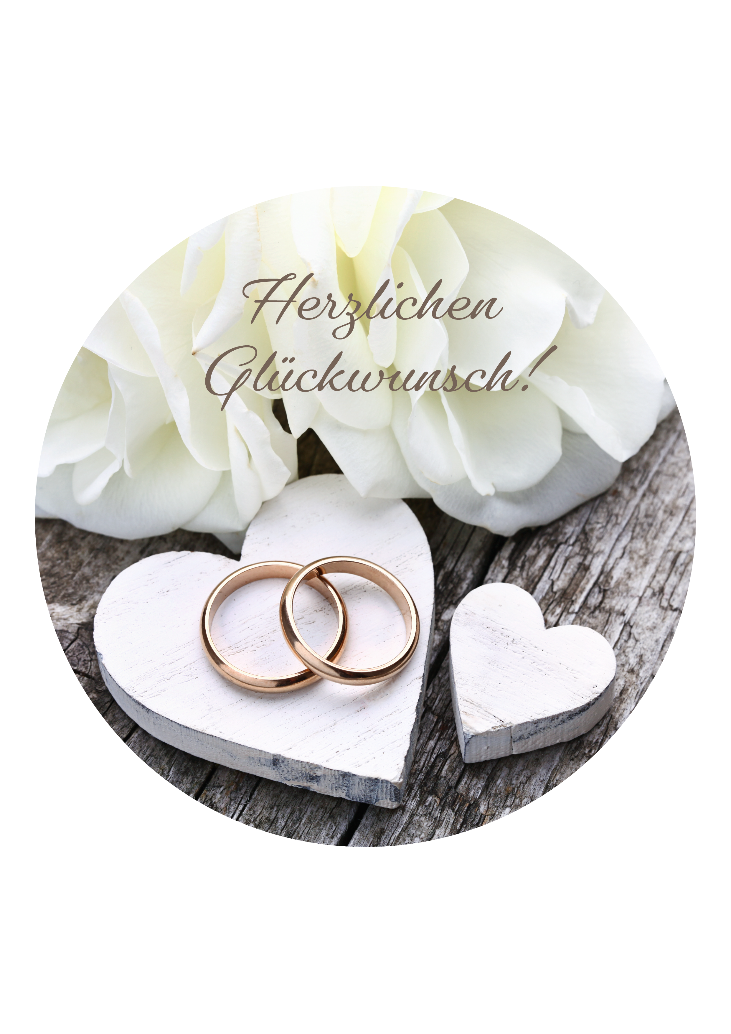 Tortenaufleger Herzlichen Glückwunsch 