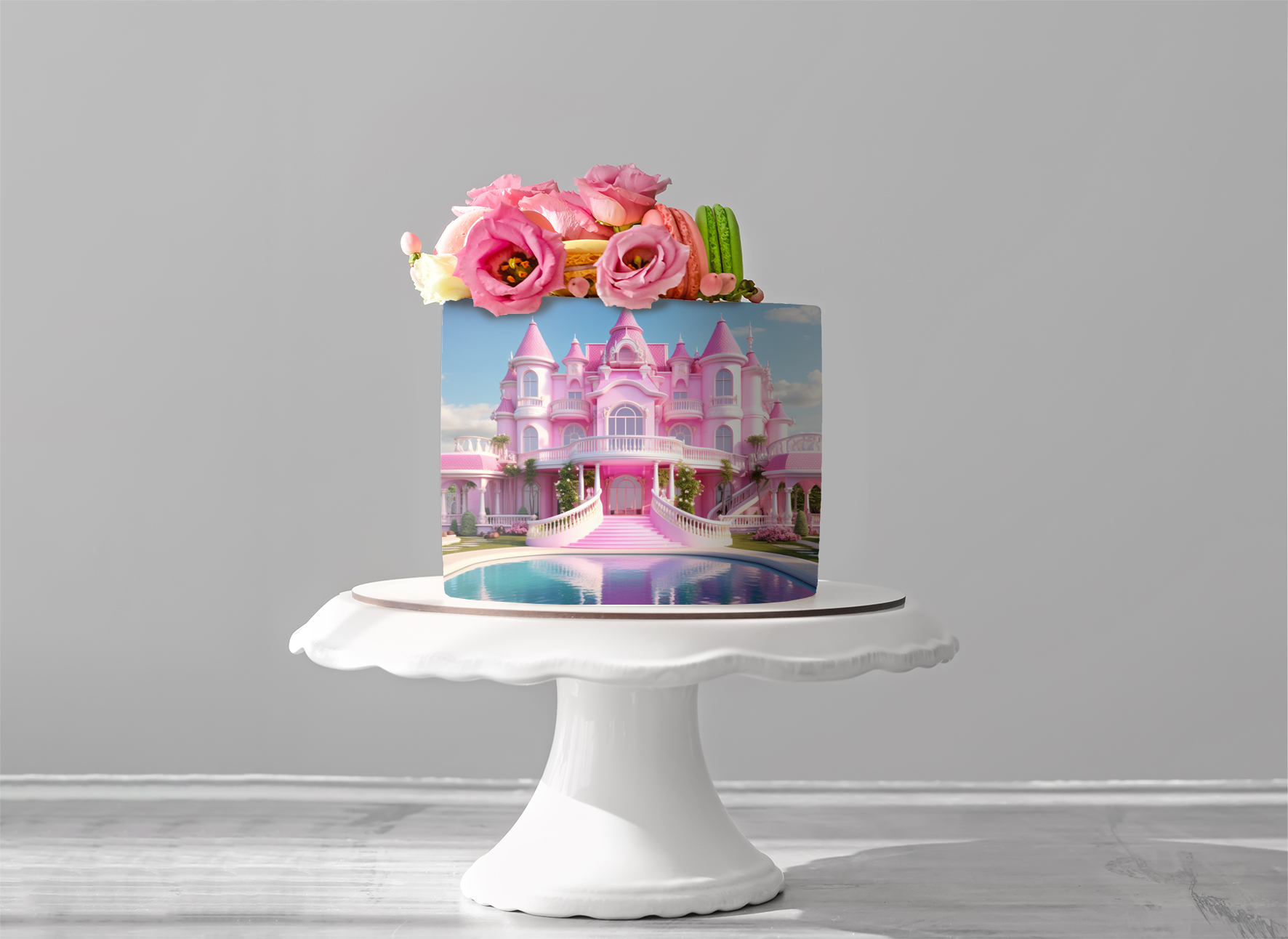 Deko Fondant Barbieschloss