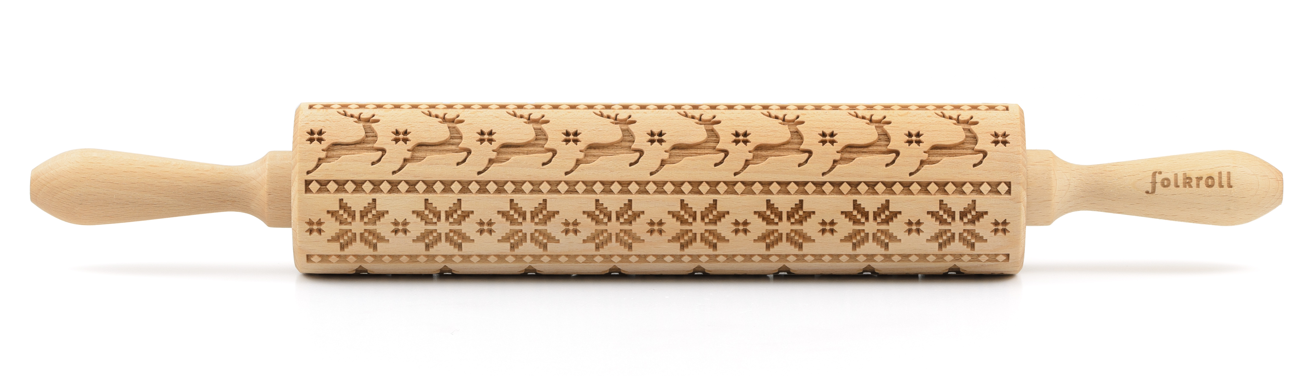 Teigrolle Skandinavien Muster, Motivroller groß