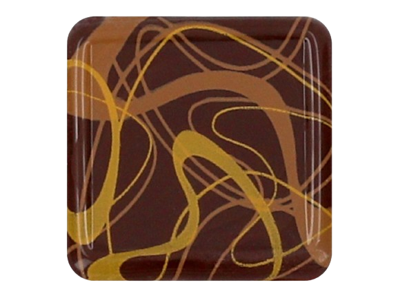 1 Folie Aufleger Karree Zartbitter