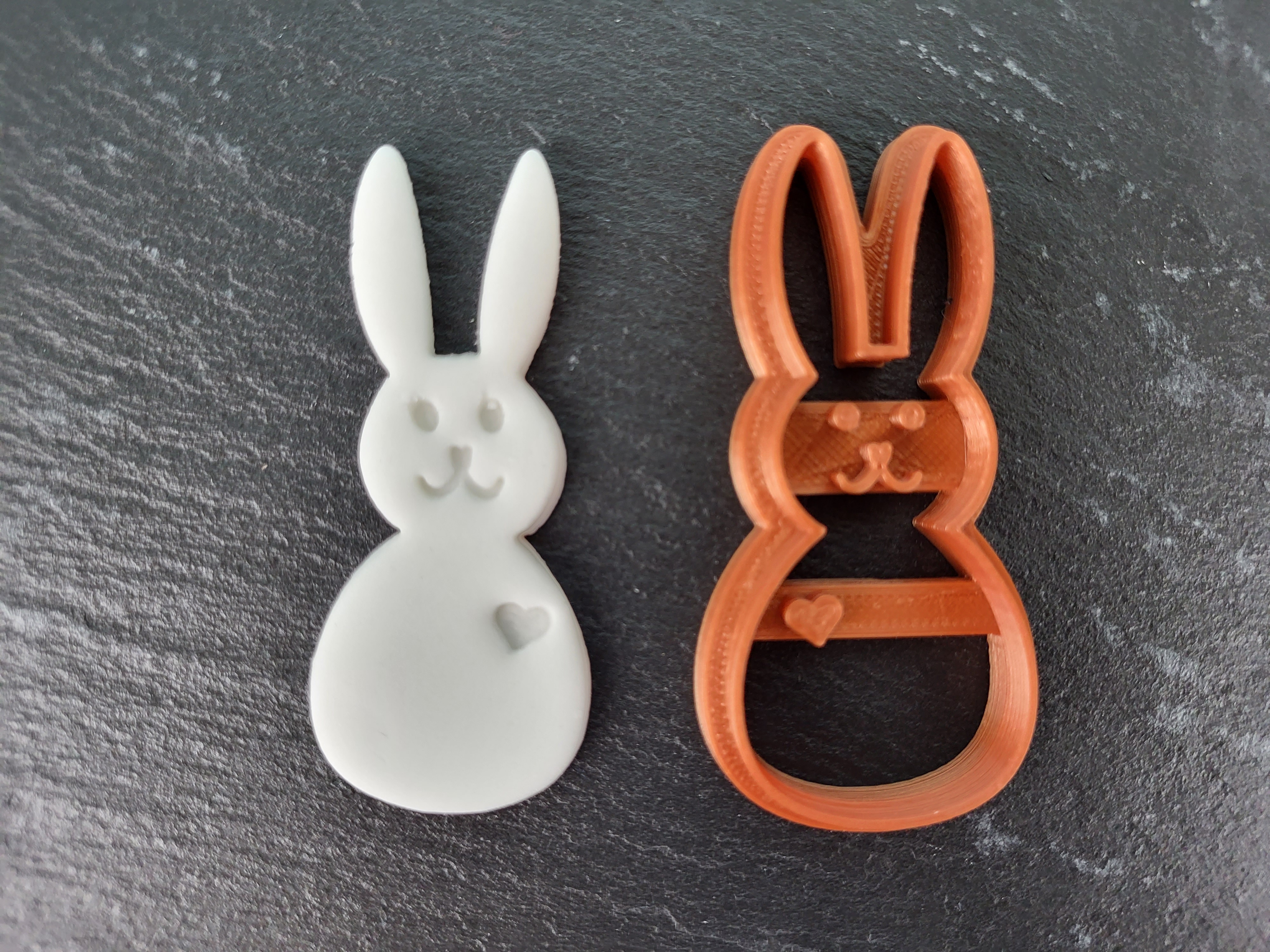 Ausstecher Hase mit Herz