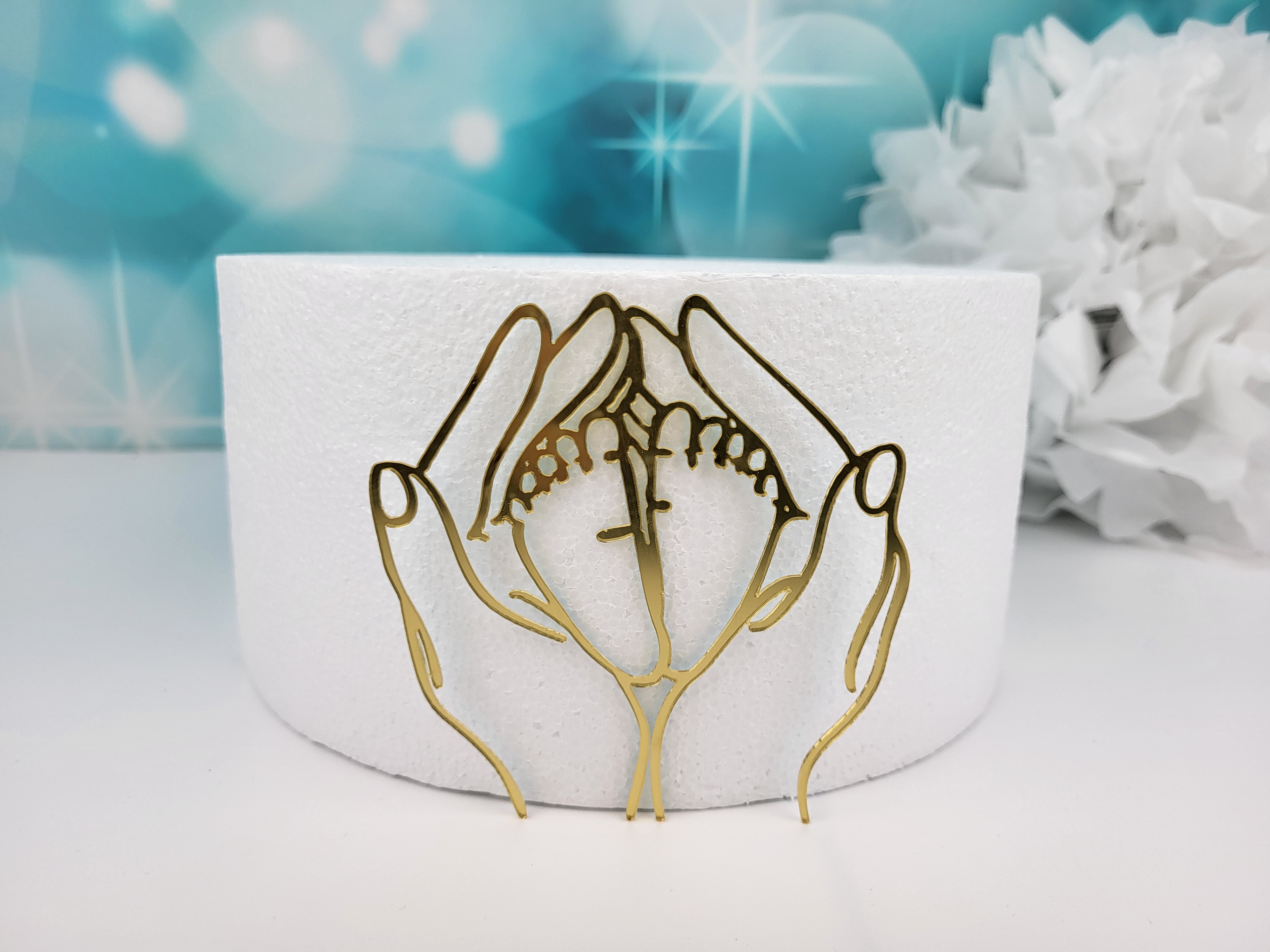 Cake Topper Hände mit Babyfüssen