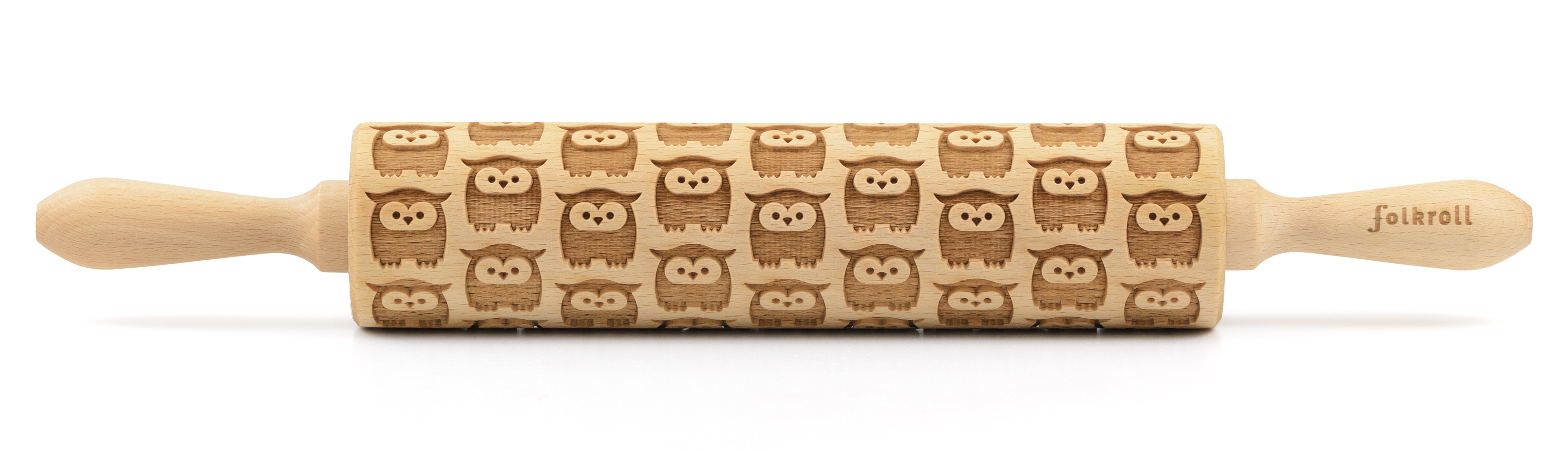 Teigrolle Eulen, Motivroller groß
