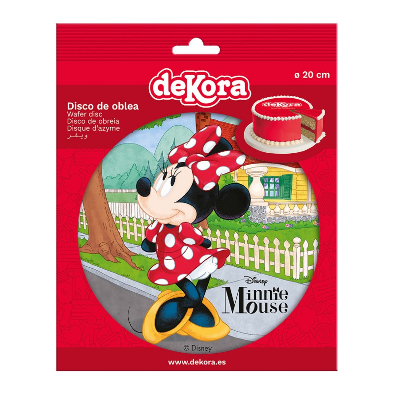 Tortenbild Minnie Mouse Oblate 20 cm