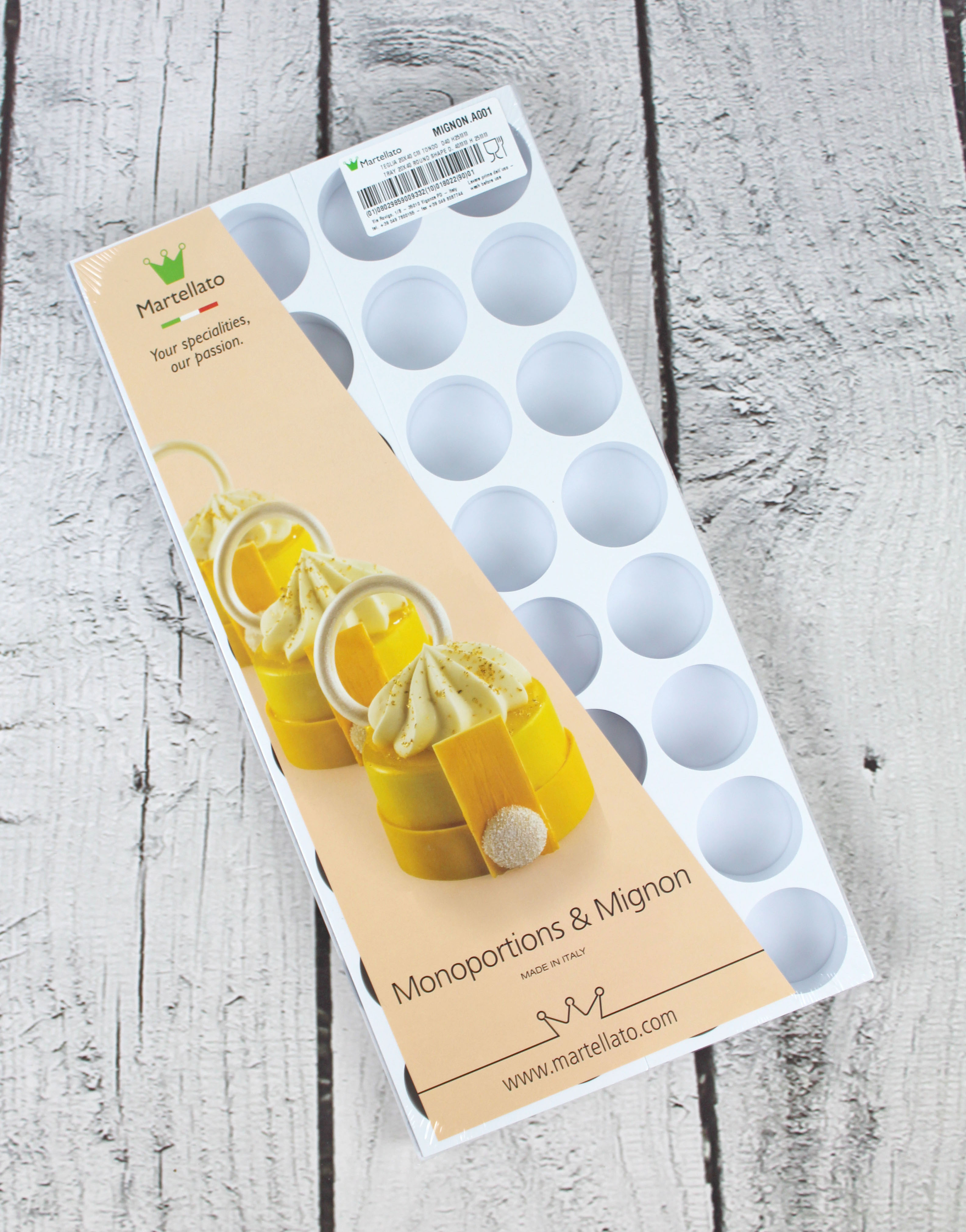 Dessertform-Set Petit-Fours - Kreis klein