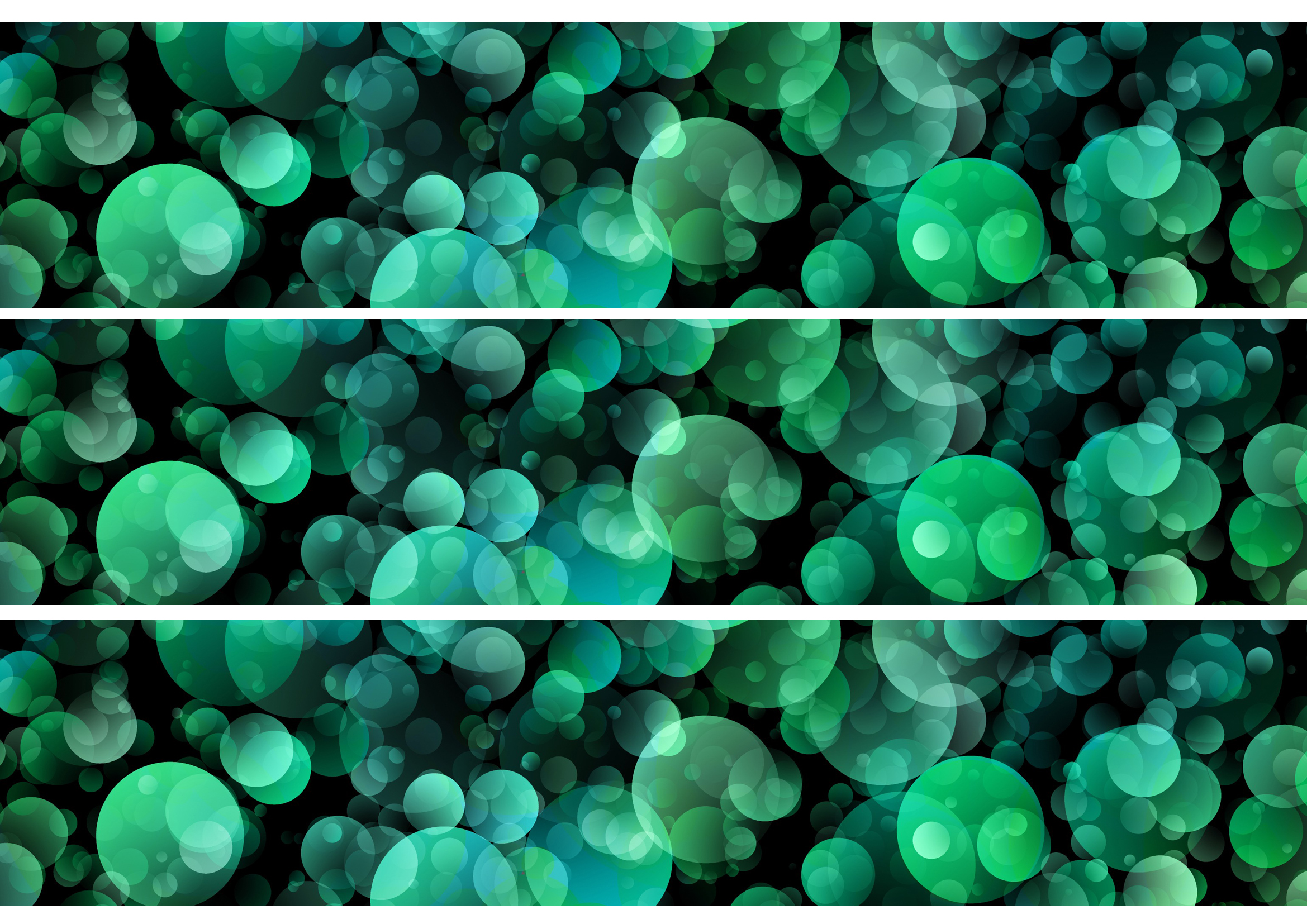 Tortenband grüne Kreise