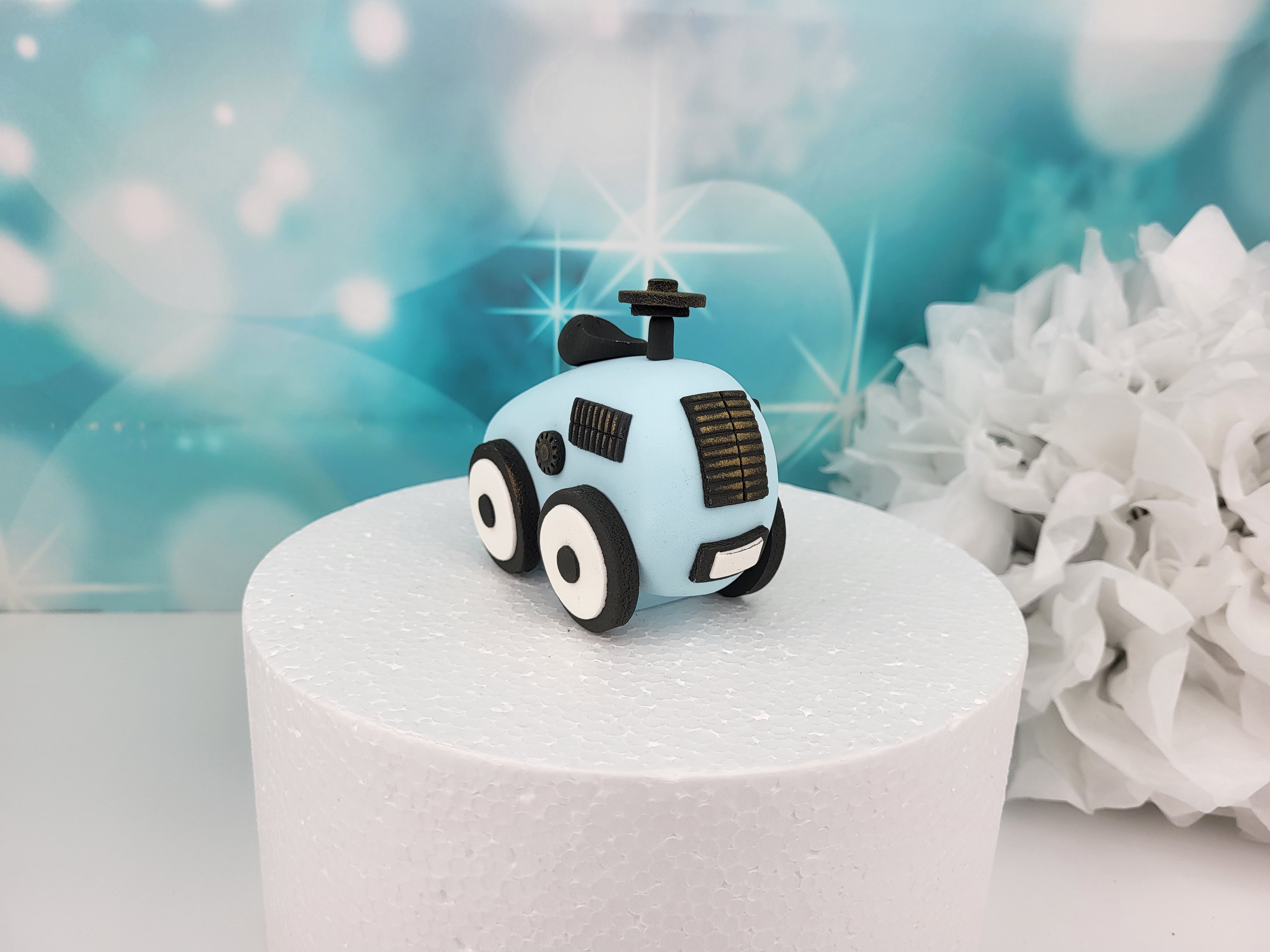 Baby Auto aus Zuckermasse 