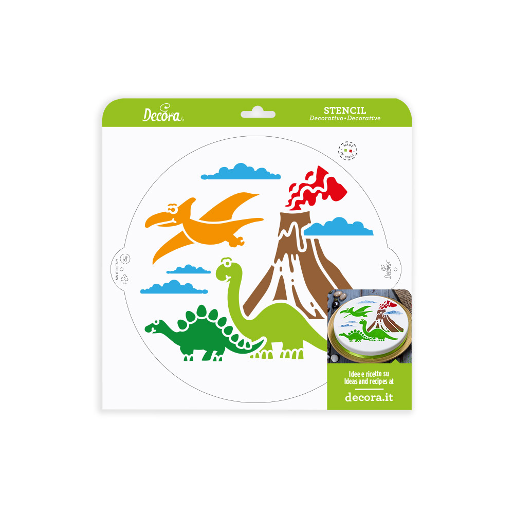 Schablone Dinosaurier