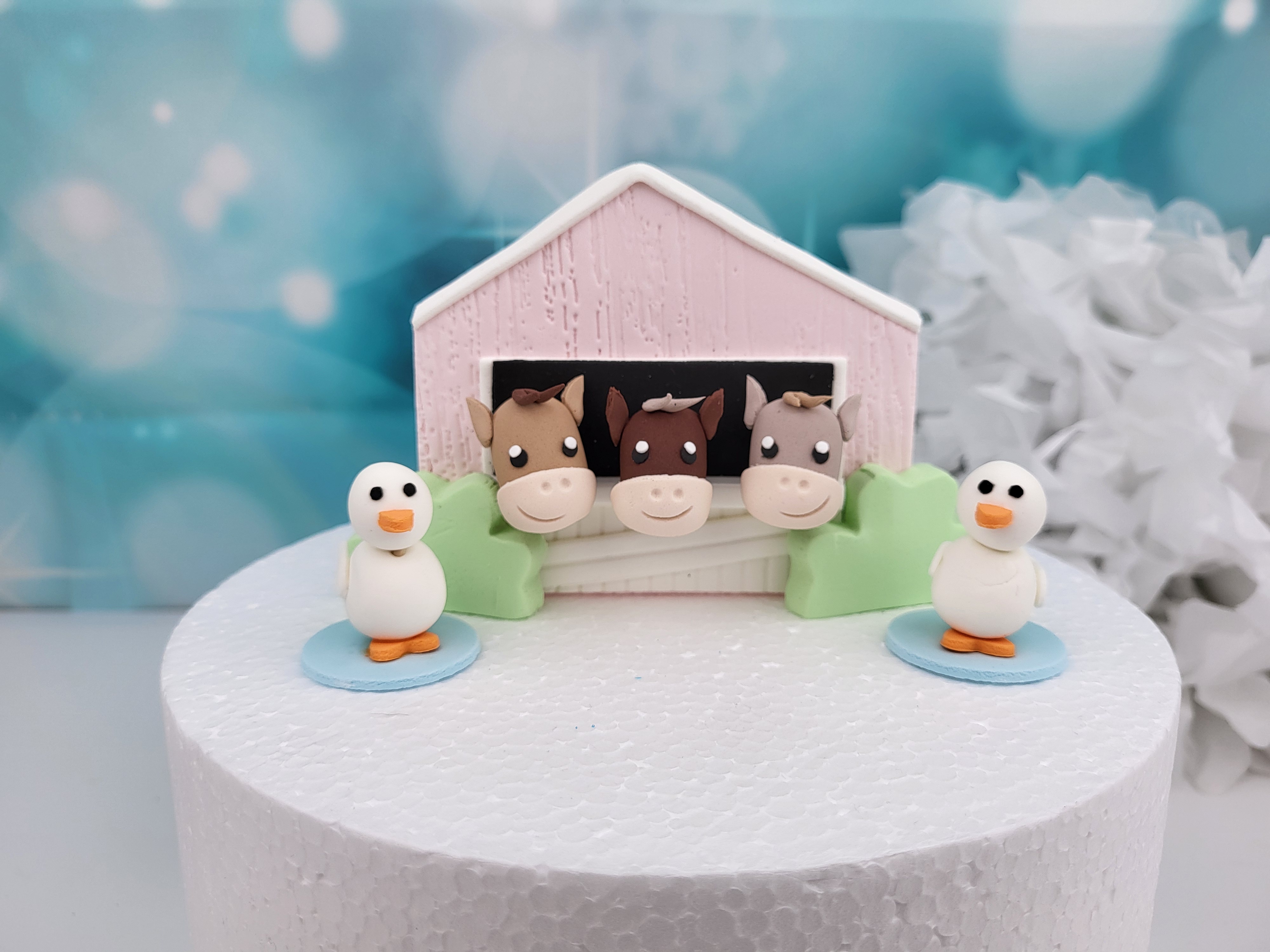 Tortendekoration Pferde handmodelliert