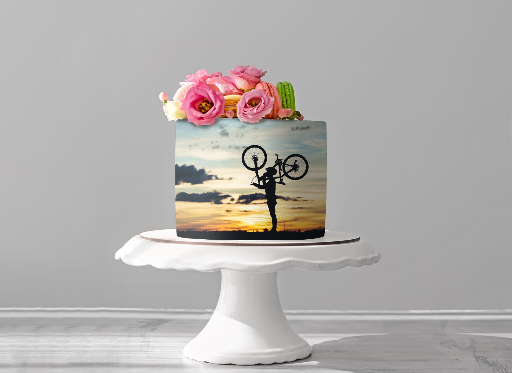 Deko Fondant Fahrrad