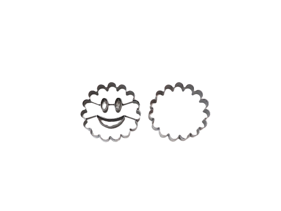 Linzer Ausstecher Smiley gewellt