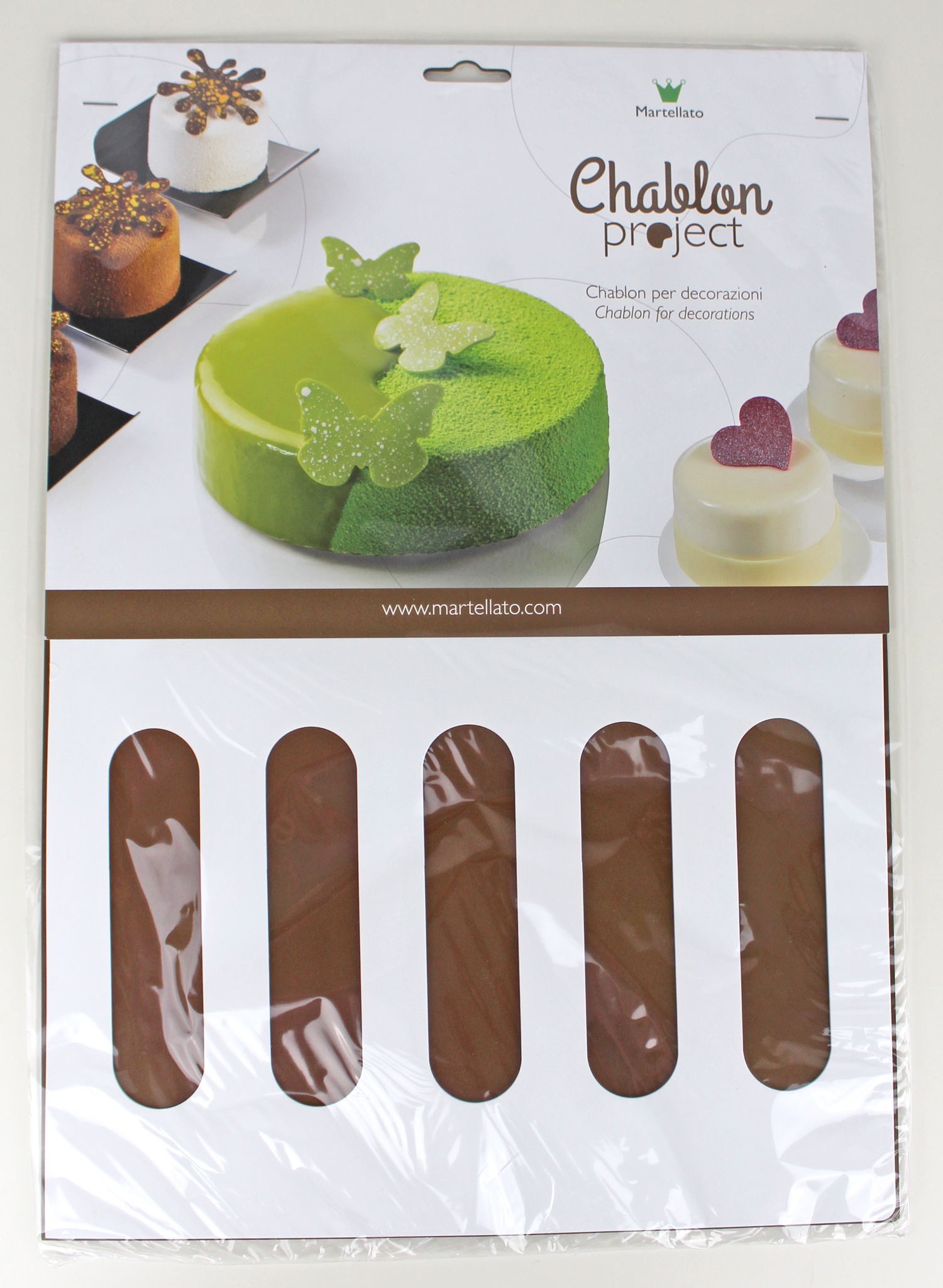 Aufstreichmatte Oblong 132 x 32 mm CHASIL 20 Martellato