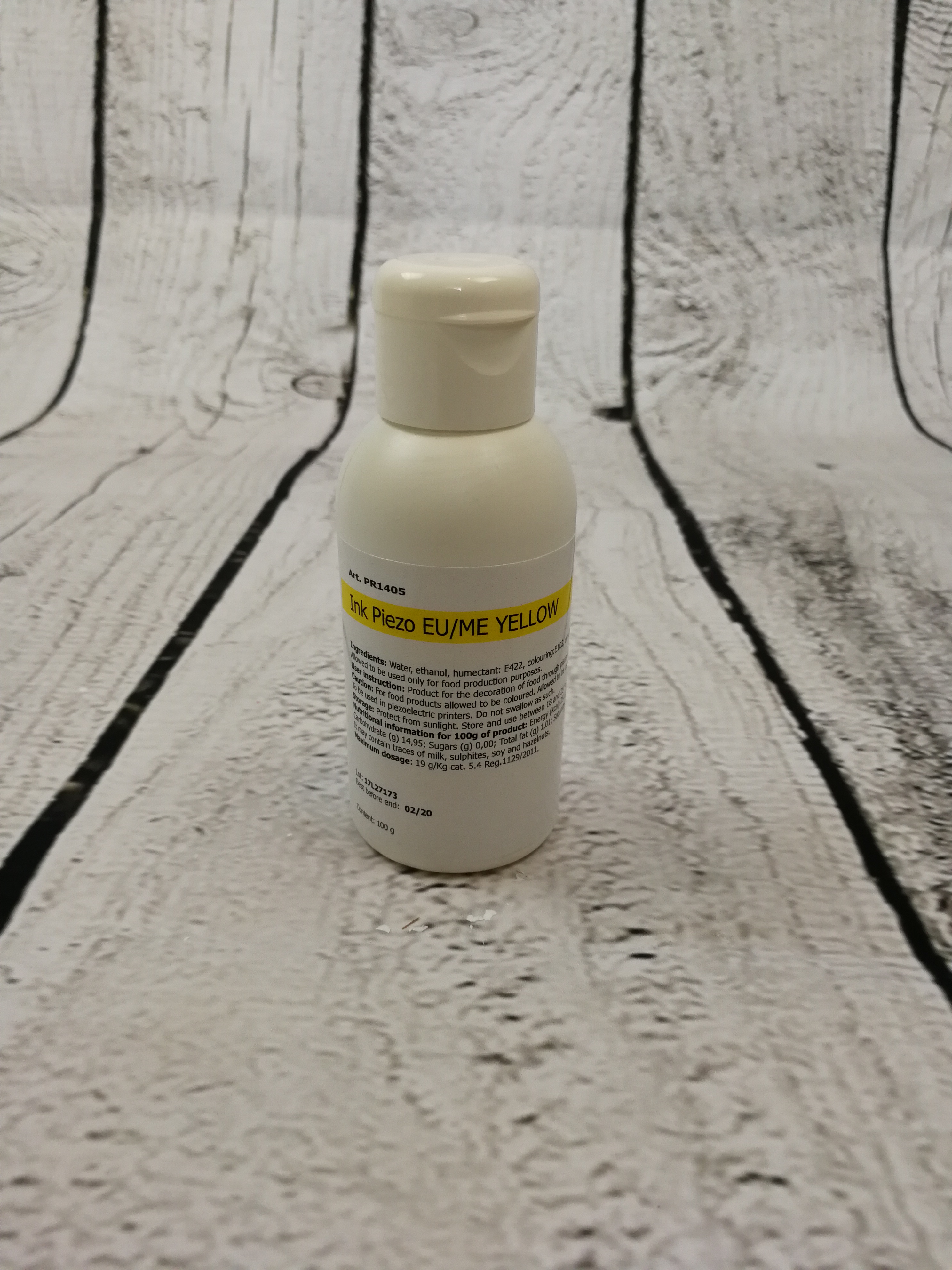 Lebensmitteltinte gelb