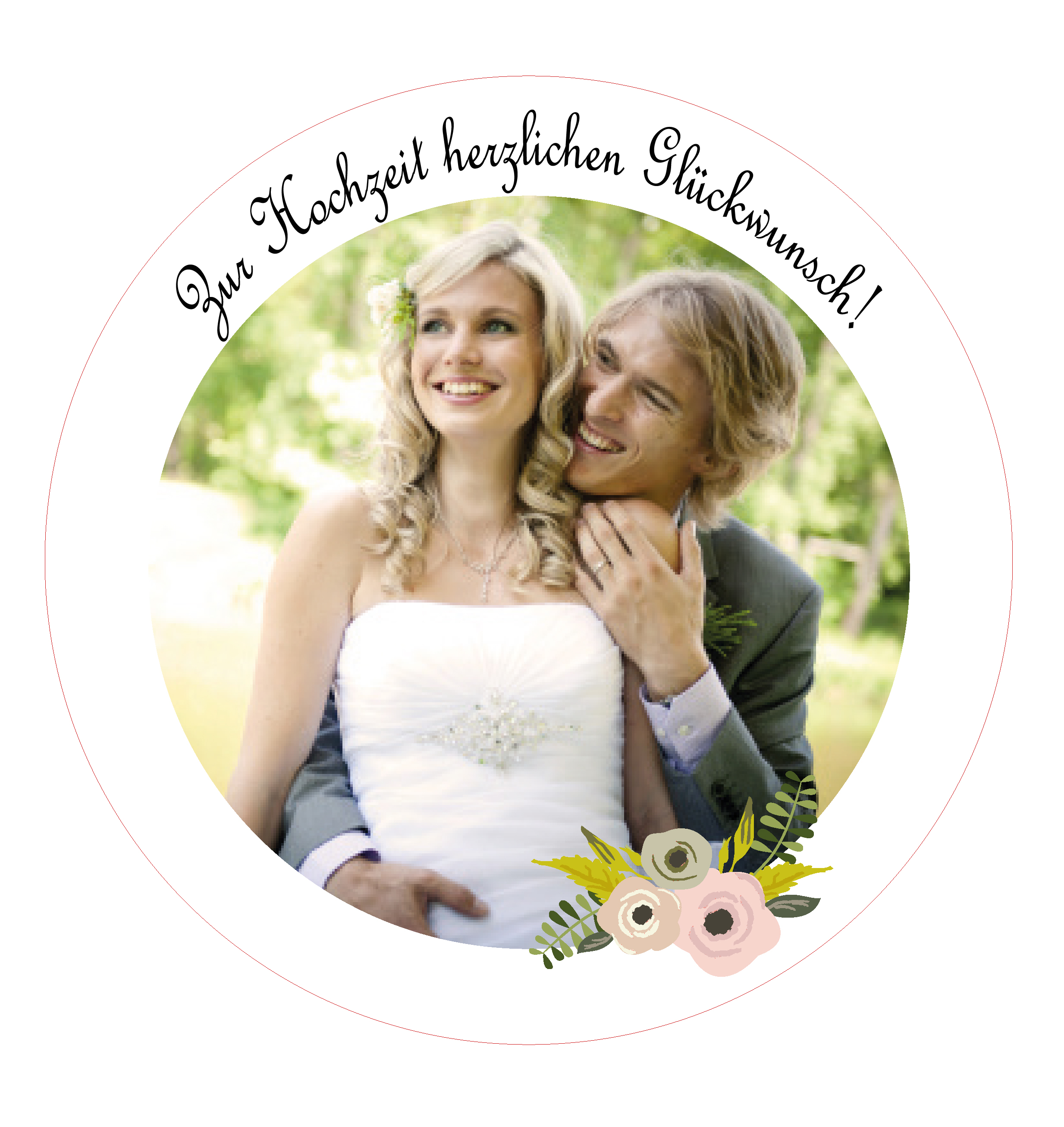 Fotoaufleger Hochzeit