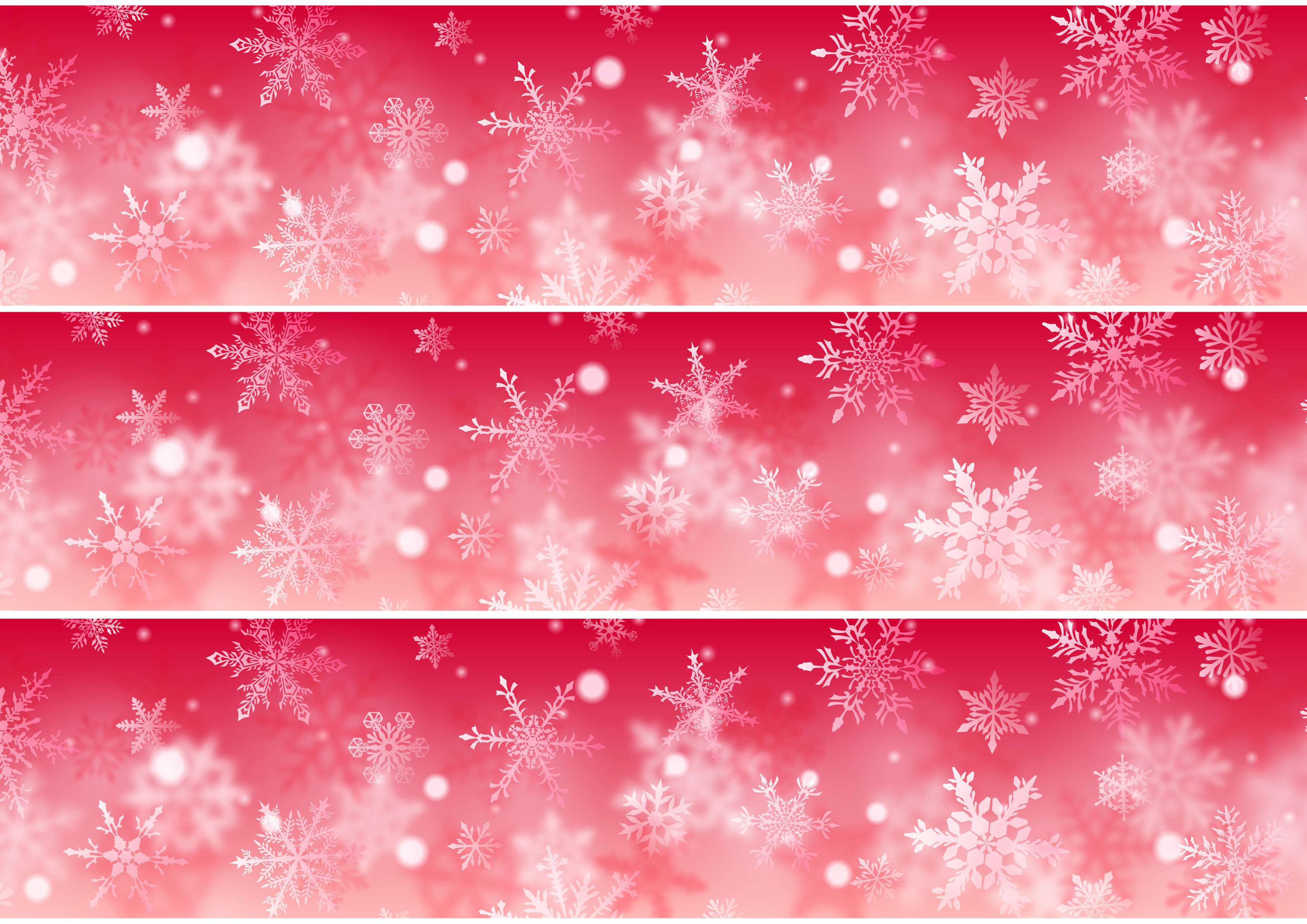 Tortenband Schneeflocken