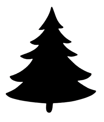 Pralinenaufkleber Sticker Tanne 