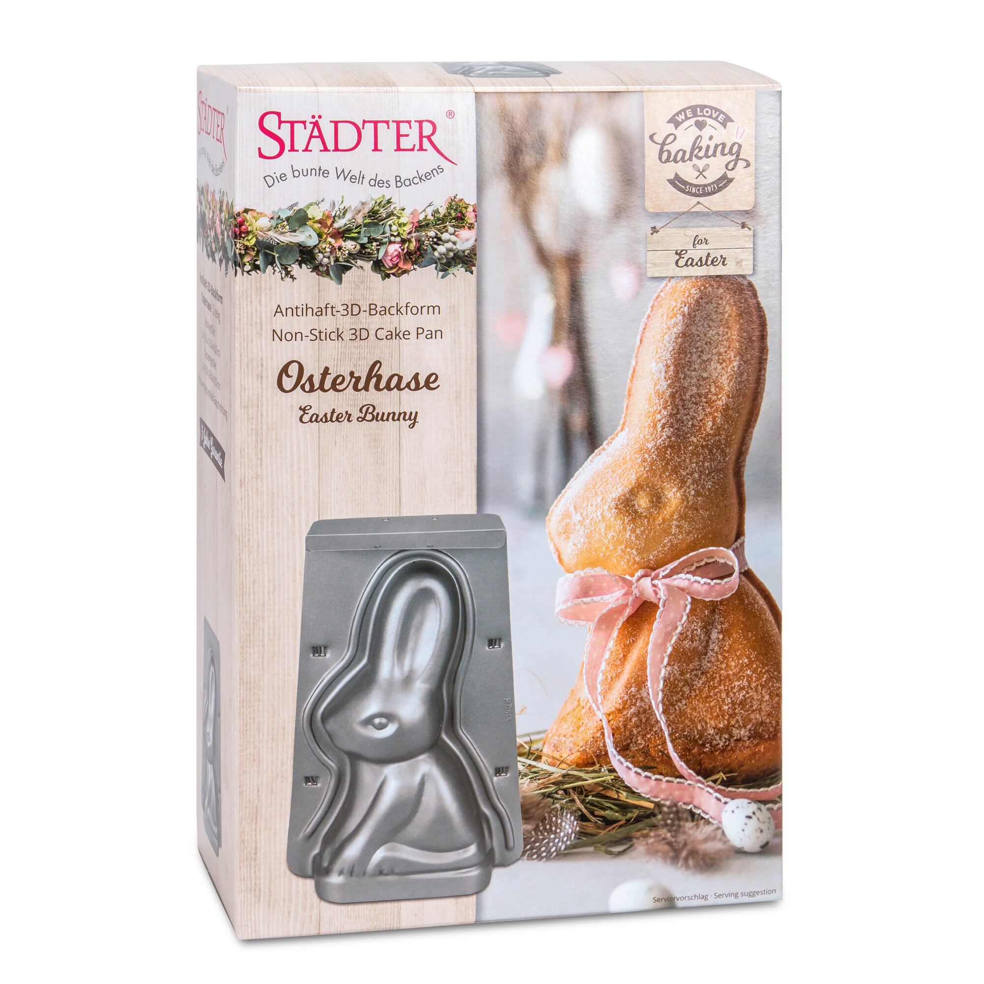3D-Backform Osterhase – 2-teilig