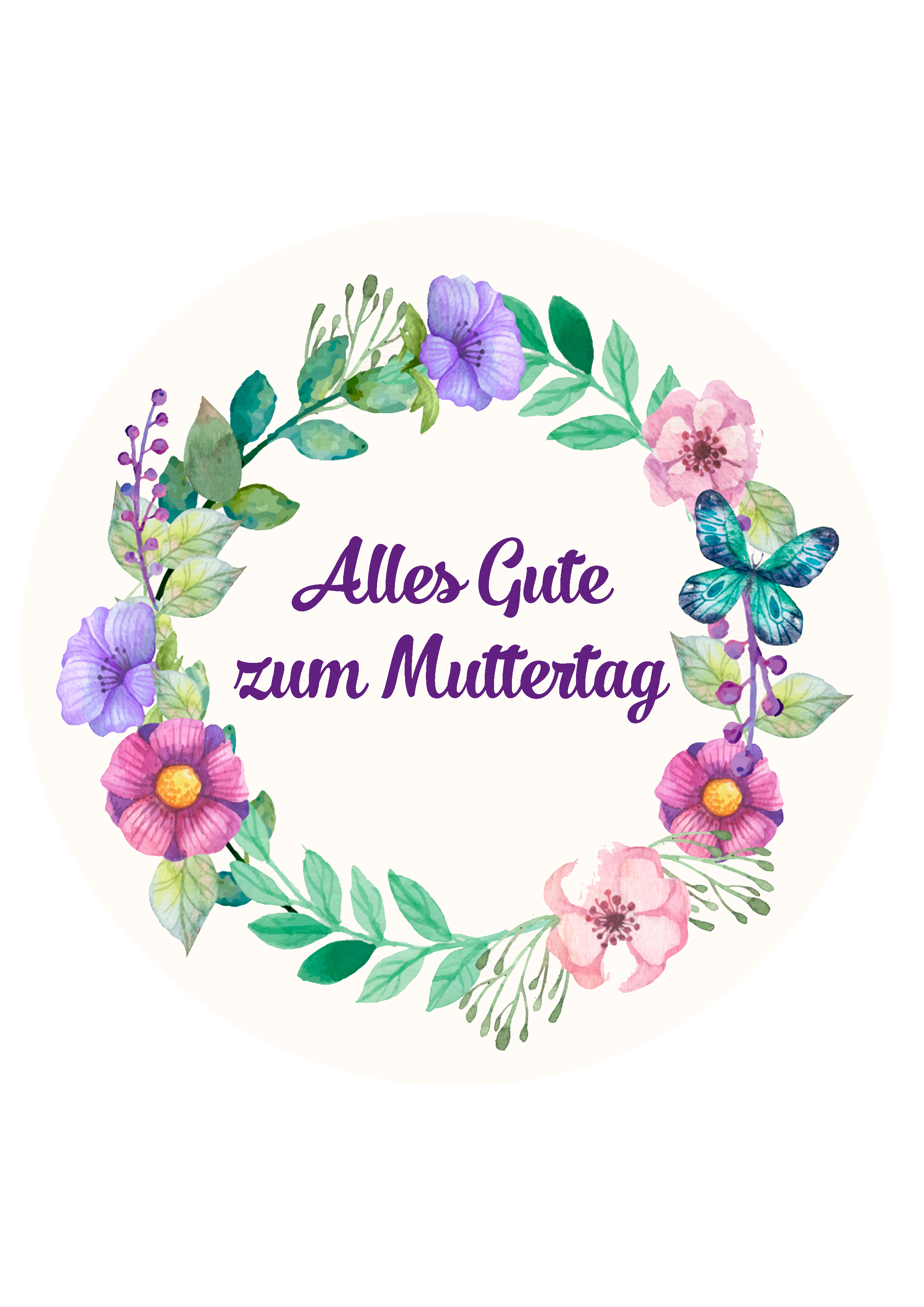 Tortenbild Muttertag