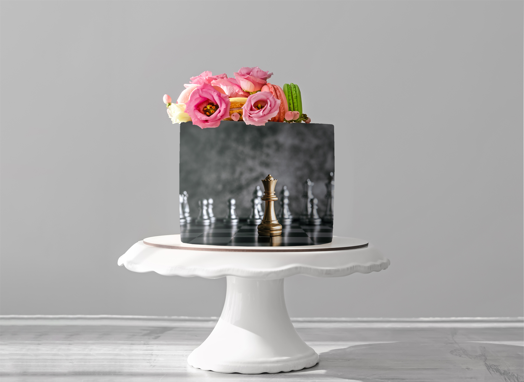 Deko Fondant  Schach