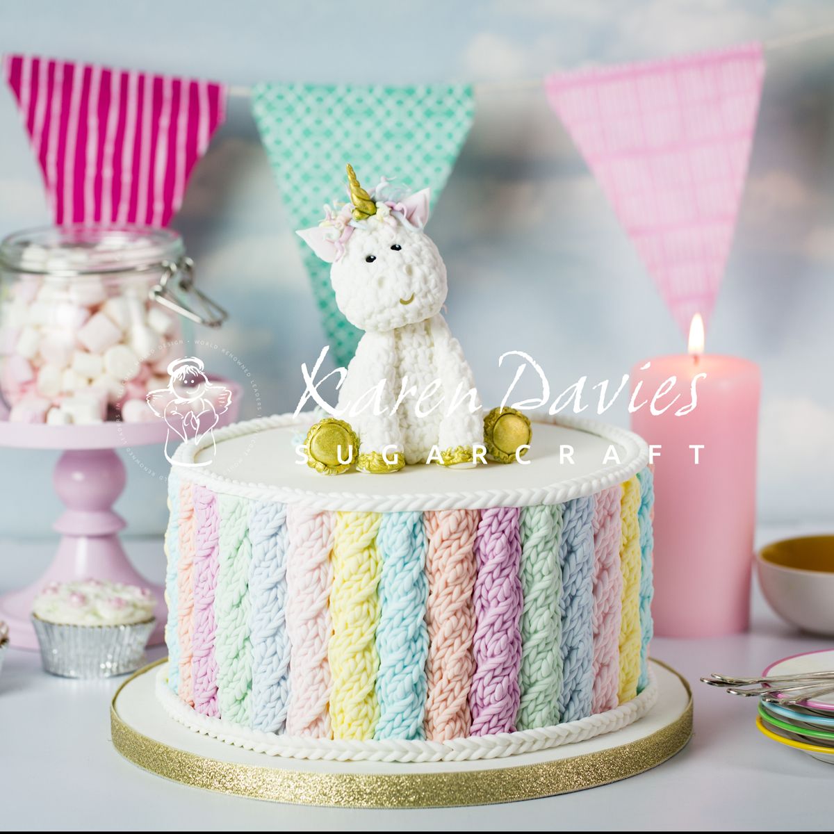 Silikonform Strickmuster Karen Davies