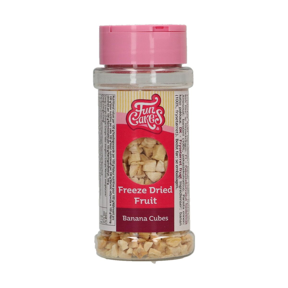 gefrier getrocknete Bananenstücke