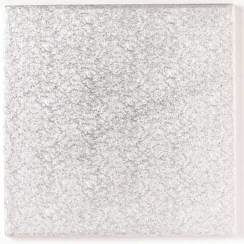 Tortenplatte silber 38x38 cm, 12 mm stark