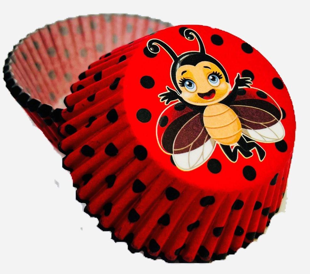 Muffinförmchen Marienkäfer