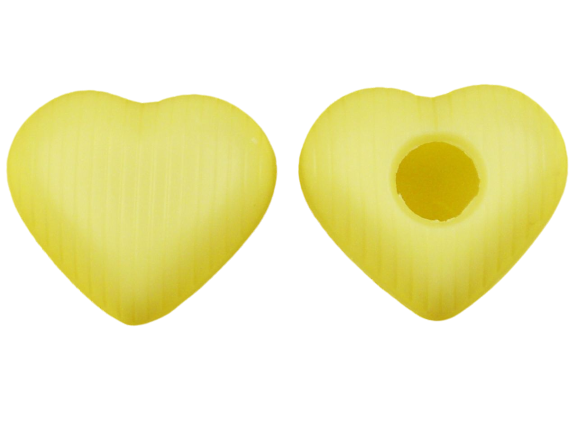 Herz-Hohlkörper Medium Weiß 