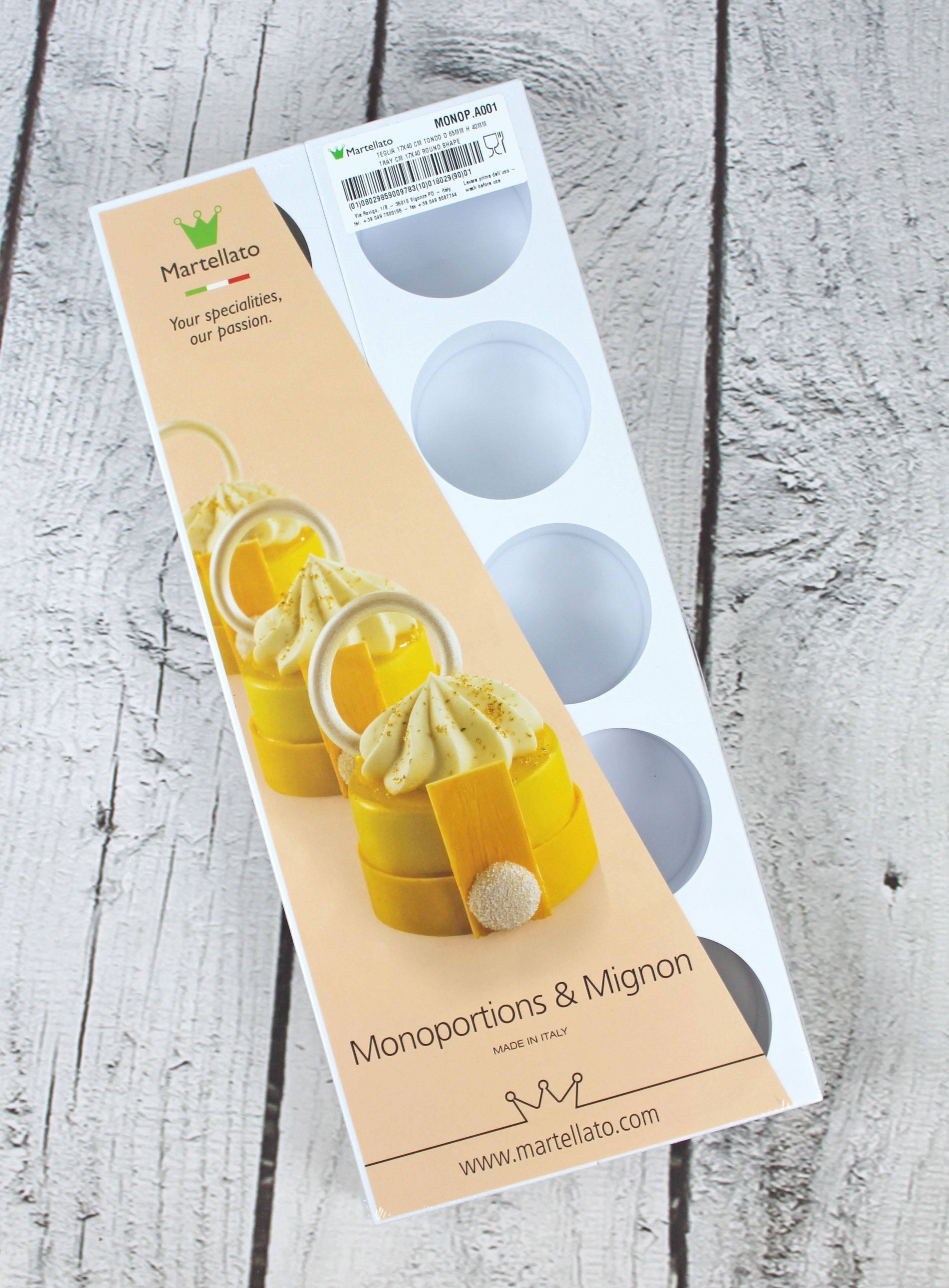 Martellato Petit Fours Dessertform Kreis rund