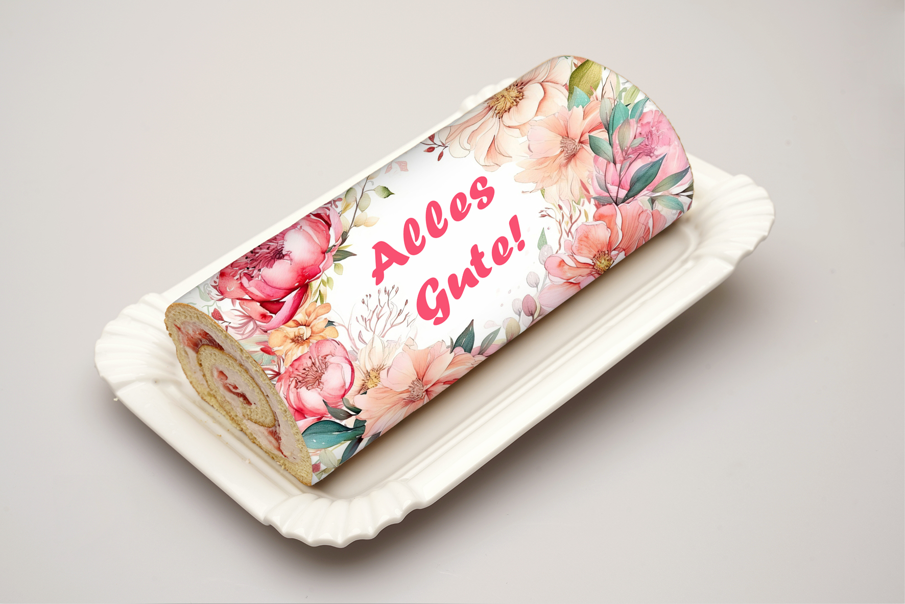 Rouladendekor Alles Gute