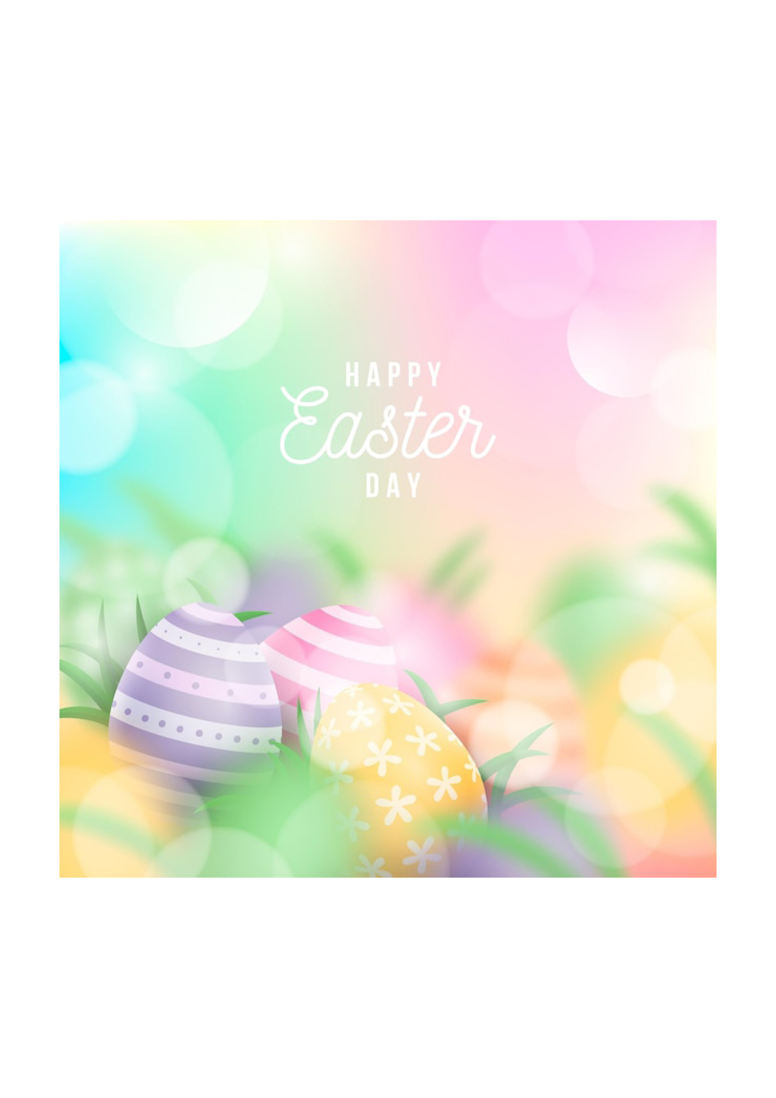 Petit Four / Punschkrapfen Aufleger Ostern