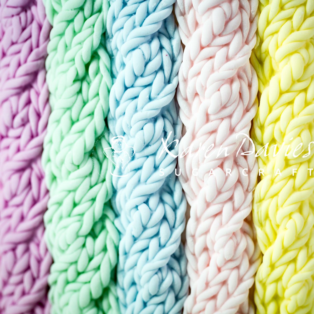 Silikonform Strickmuster Karen Davies