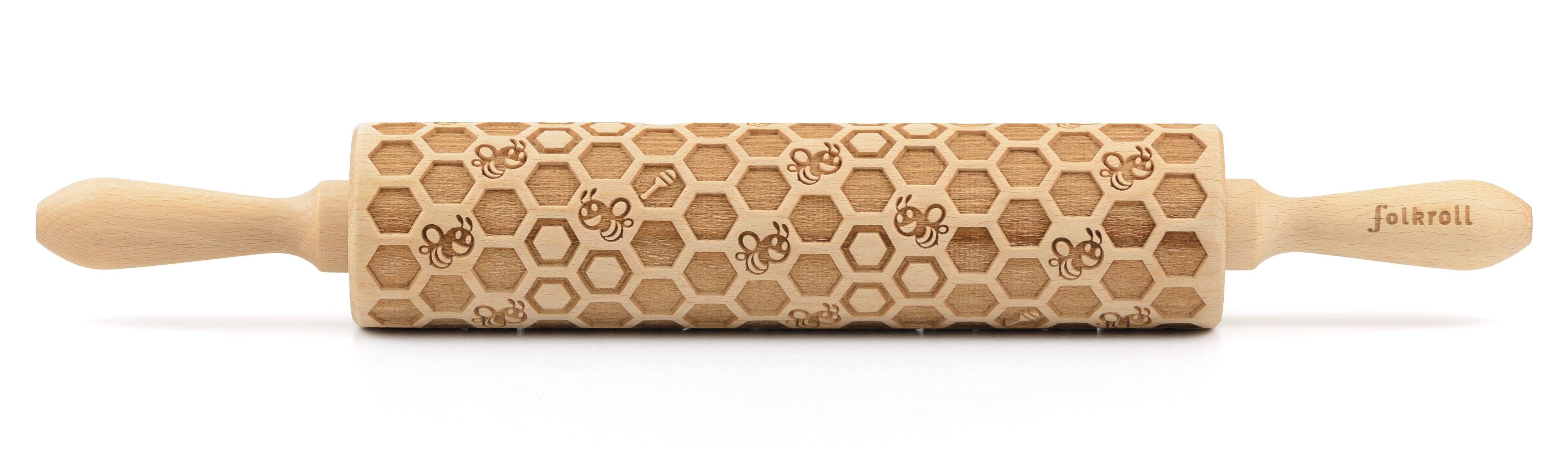 Teigrolle Bienenwaben, Motivroller groß