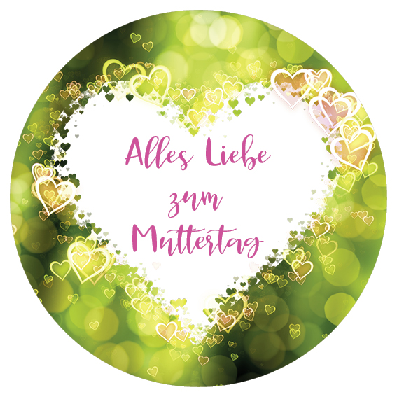Tortenaufleger "Alles Liebe zum Muttertag"