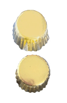 Mini Muffinförmchen Gold