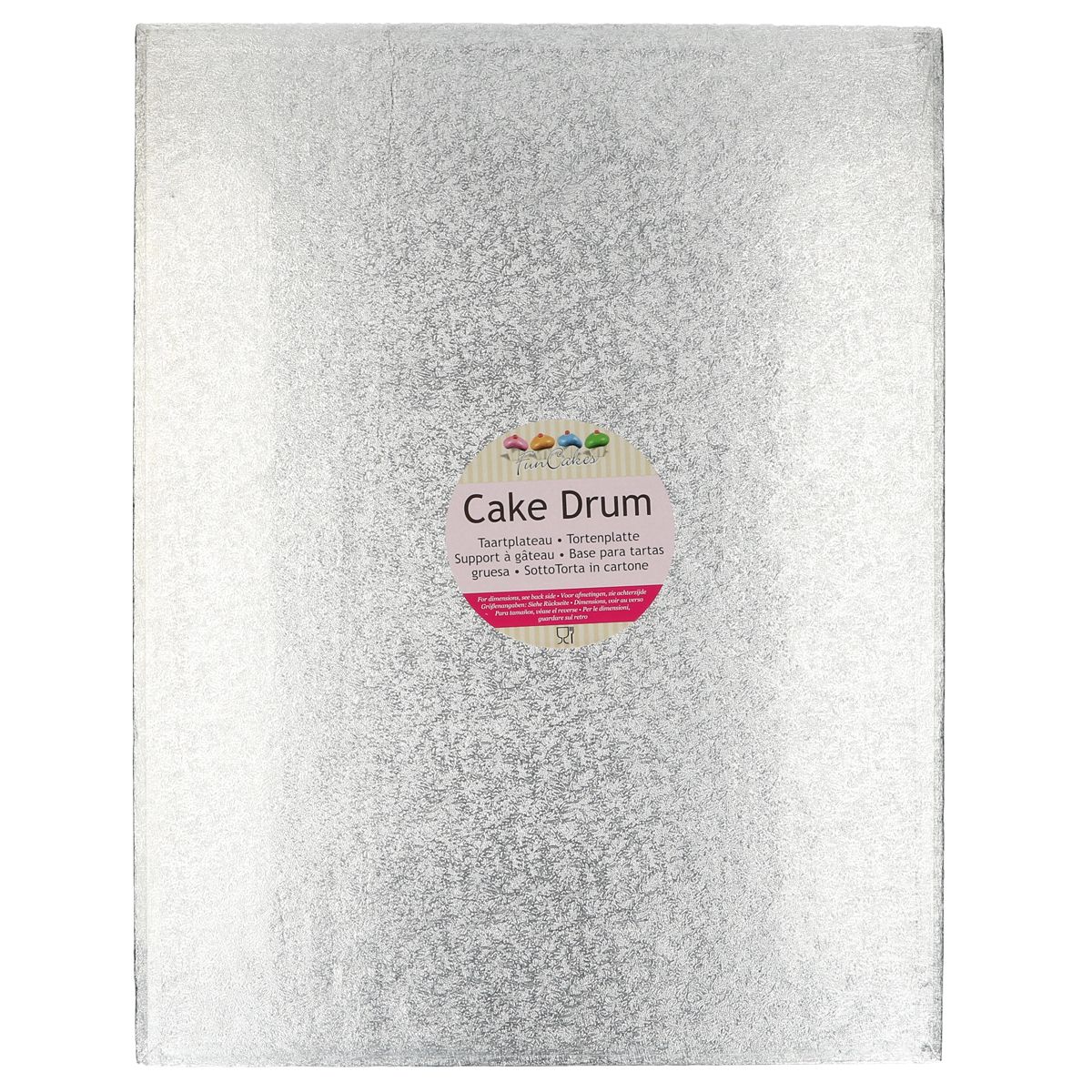 Tortenplatte silber 45,5 x 35,5 cm
