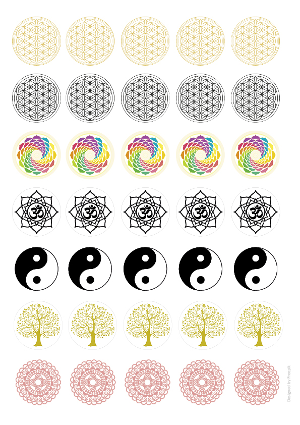 Brotoblaten Spirituelle Symbole