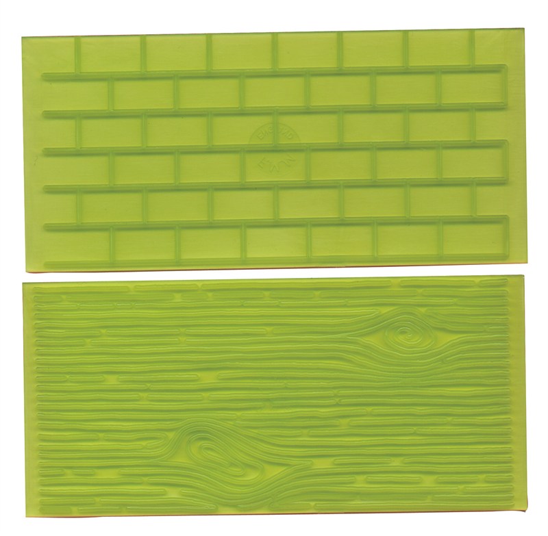 Strukturmatte Ziegelwand & Baum (Set1)