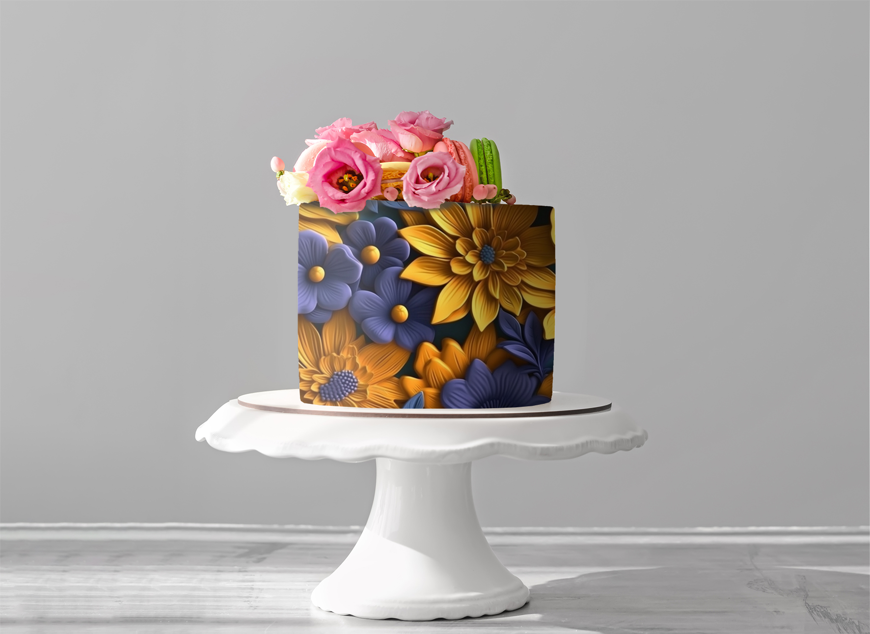 Deko Fondant  Blumen 
