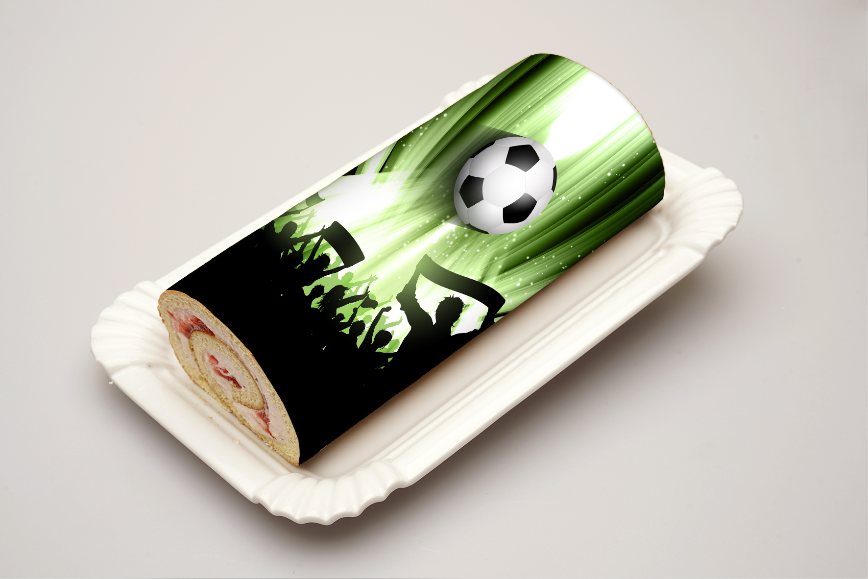 Rouladendekor Fussball