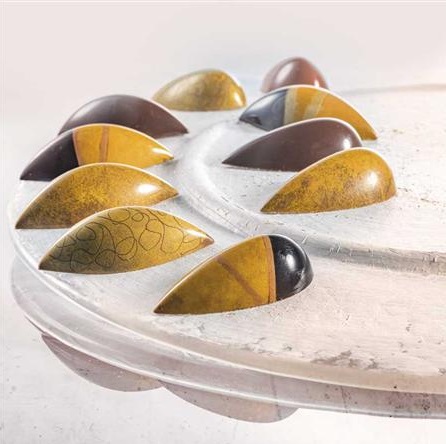 Martellato Polycarbonat MA1011 Profi Gussform Tropfen  / Lotus für Pralinen