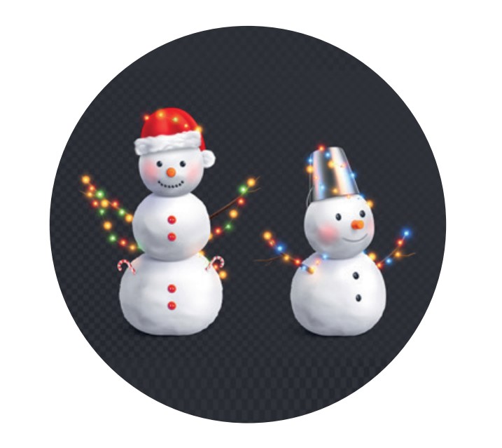 Keksaufleger Schneemann