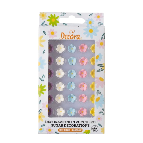 Zuckerblumen verschiedene Farben