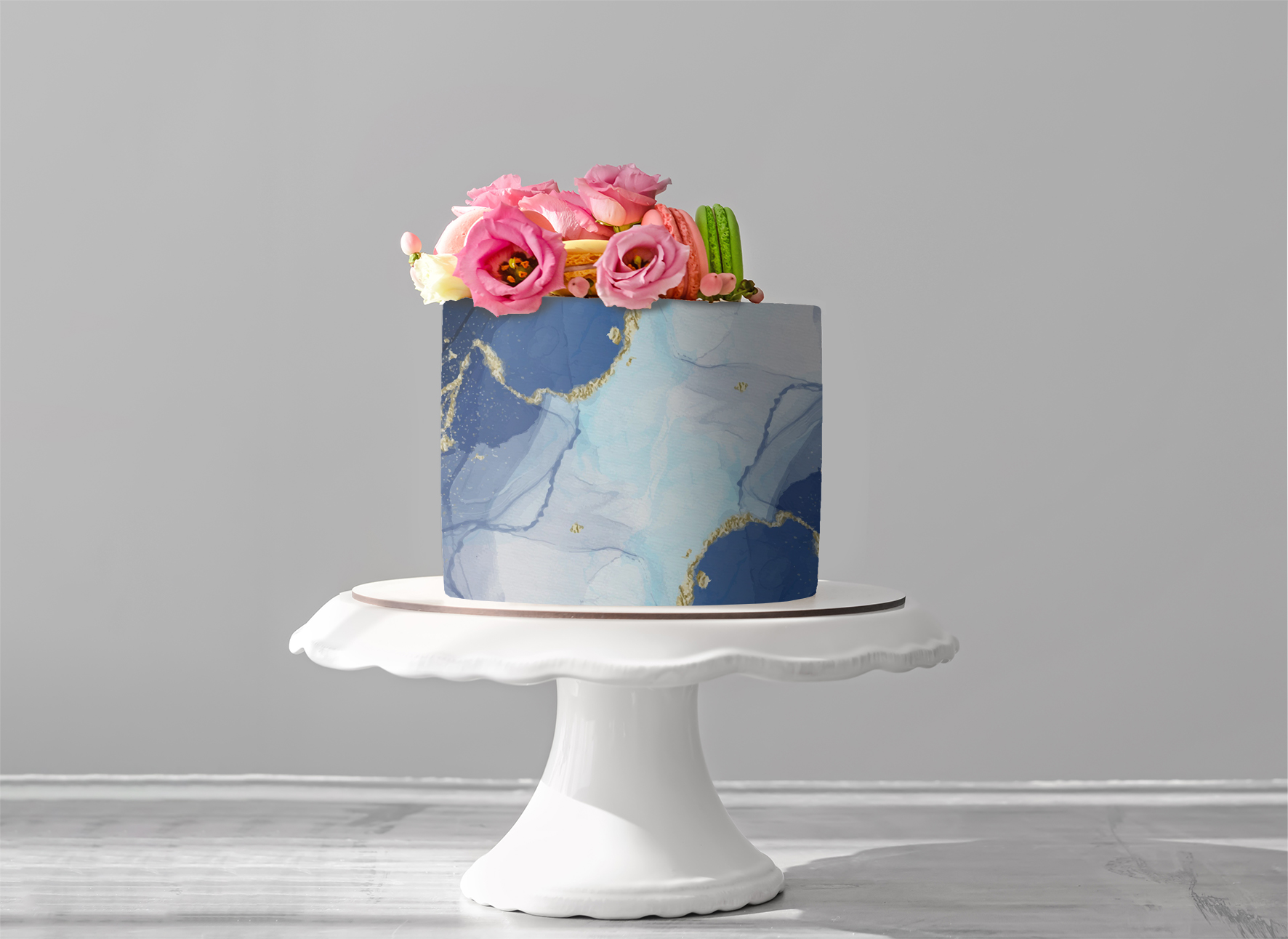 Deko Fondant blau