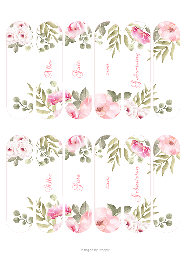 Zuckeraufleger Geburtstag für Eclairs | Oblong Desserts