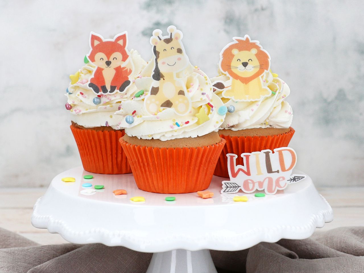 Wafer Paper Wildtiere 16 Stück vorgestanzt