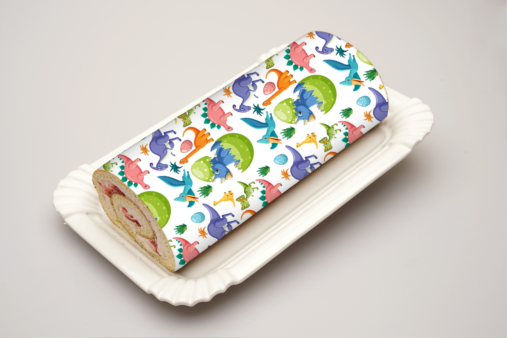 Rouladendekor Dinosaurier