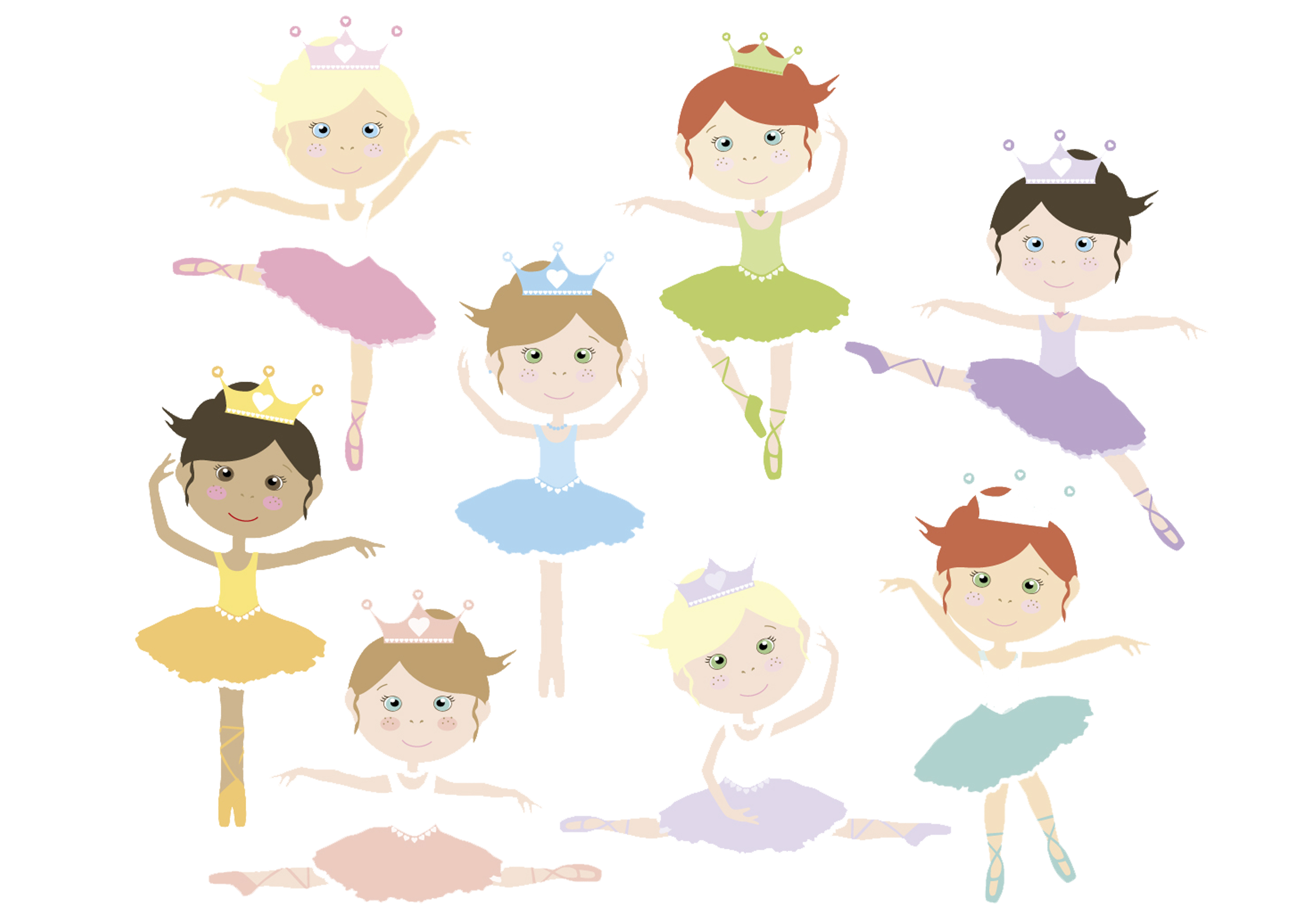 Wafer Paper bedruckt 2er Set - Ballerina